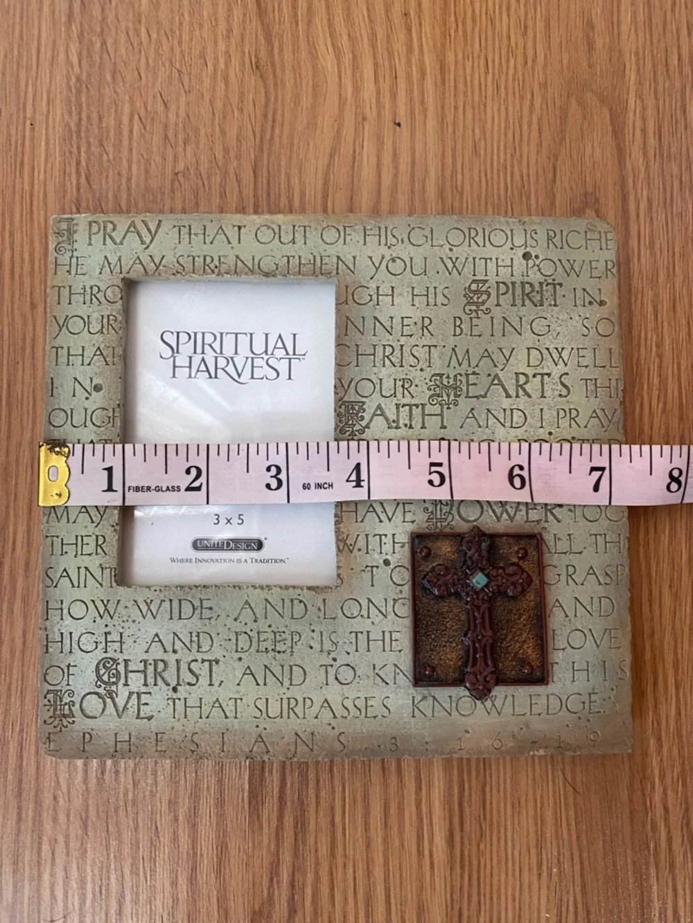 ❤️ Spiritual Harvest Frame for 3 x 5” Picture Frame New